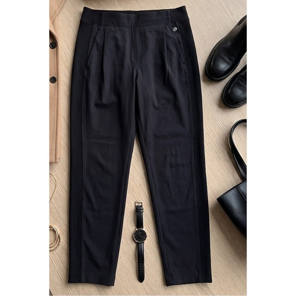 Apana Womens Medium Polyester Spandex Black Pants